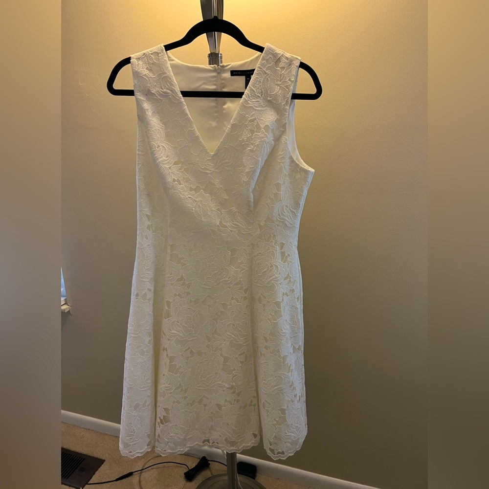 NWT Eyelet White House Black Market Dress